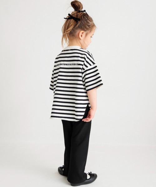 BRANSHES（ブランシェス）の「BIGシルエットTシャツ（Tシャツ/カットソー・キッズ・その他/ピンク/ブラック/オフホワイト・120/80/100/110/130/150/140/90/160）」の19枚目の写真