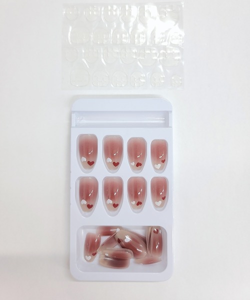 Lace Ladies（レースレディース）の「バラエティ ハート リボン ネイルチップ セット（ネイルシール/ネイルチップ・レディース・B/A/D/E/F/G/C・FREE）」の18枚目の写真