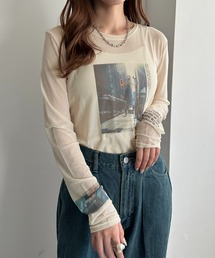 シアープリントTシャツ【ZOZOTOWN限定アイテム】