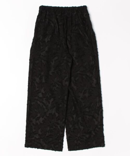 STYLEBLOCK（スタイルブロック）の「フリンジジャガードタックパンツ（その他パンツ・レディース・アイボリー/ブラック・M）」の3枚目の写真