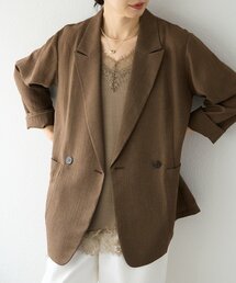 RIVE DROITE（リヴドロワ）の「予約【新色追加/ウォッシャブル】シアースラブオーバージャケット（テーラードジャケット）」