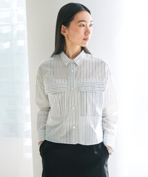 シアークロップドシャツ