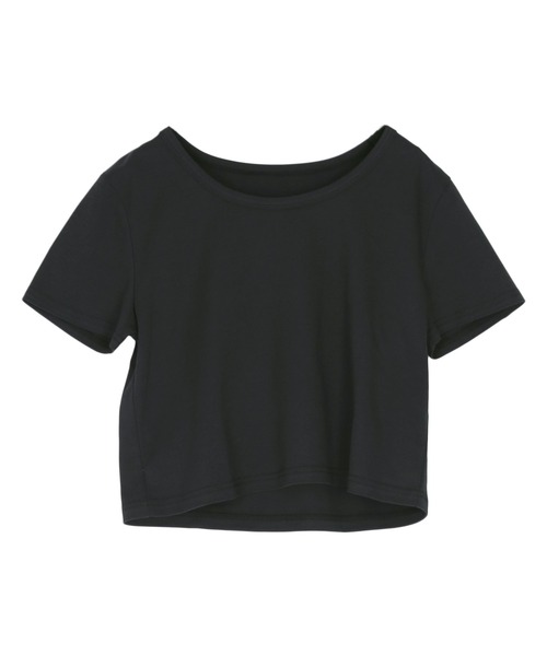 titivate（ティティベイト）の「汗染み防止コンパクトTシャツ（Tシャツ/カットソー・レディース・ホワイト系その他/ホワイト/チャコール/ブラック/ブルーグレー/ライトピンク/グレー/グレイッシュベージュ/ブラウン/ライトイエロー・S/M/L）」の17枚目の写真