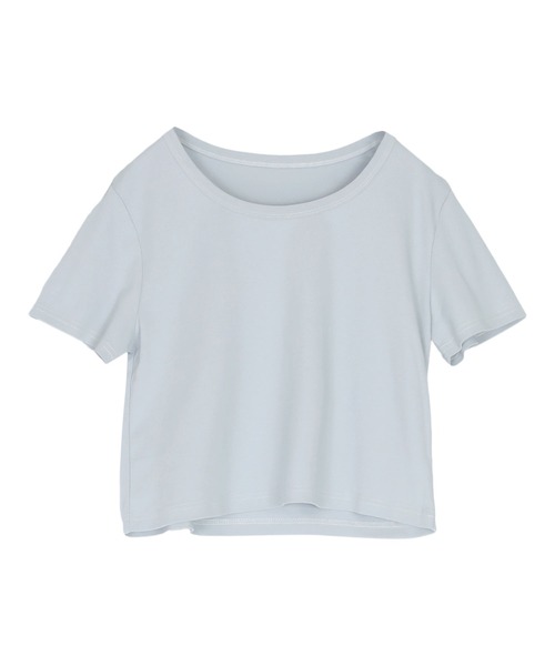 titivate（ティティベイト）の「汗染み防止コンパクトTシャツ（Tシャツ/カットソー・レディース・ホワイト系その他/ホワイト/チャコール/ブラック/ブルーグレー/ライトピンク/グレー/グレイッシュベージュ/ブラウン/ライトイエロー・S/M/L）」の18枚目の写真