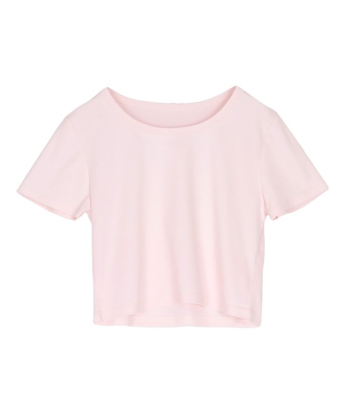 titivate（ティティベイト）の「汗染み防止コンパクトTシャツ（Tシャツ/カットソー・レディース・ホワイト系その他/ホワイト/チャコール/ブラック/ブルーグレー/ライトピンク/グレー/グレイッシュベージュ/ブラウン/ライトイエロー・S/M/L）」の20枚目の写真