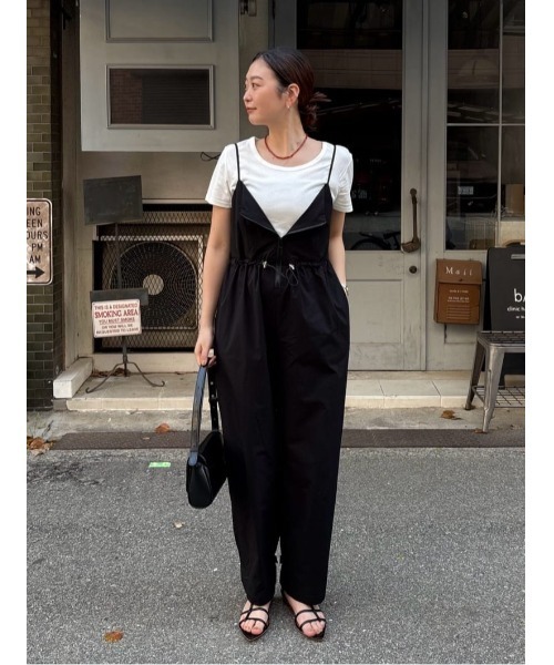 titivate（ティティベイト）の「汗染み防止コンパクトTシャツ（Tシャツ/カットソー・レディース・ホワイト系その他/ホワイト/チャコール/ブラック/ブルーグレー/ライトピンク/グレー/グレイッシュベージュ/ブラウン/ライトイエロー・S/M/L）」の22枚目の写真