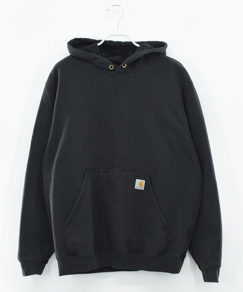 Carhartt(カーハート)の「【ヴィンテージ古着】Carhartt ロゴプリント プルオーバーパーカー(パーカー・メンズ・ブラック・LARGE)」の2枚目の写真