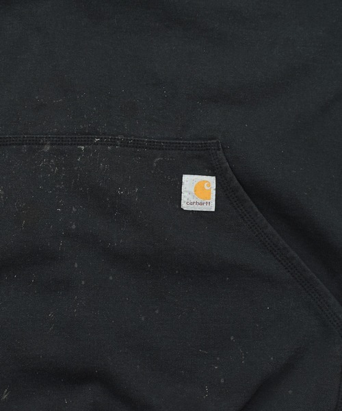 Carhartt(カーハート)の「【ヴィンテージ古着】Carhartt ロゴプリント プルオーバーパーカー(パーカー・メンズ・ブラック・LARGE)」の4枚目の写真