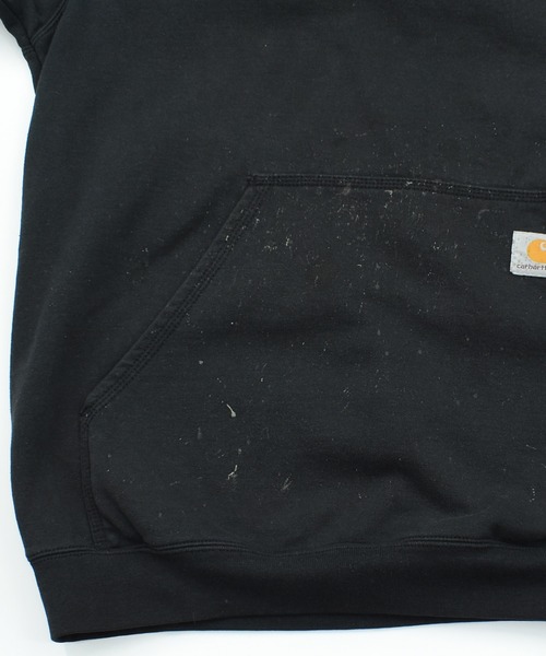 Carhartt(カーハート)の「【ヴィンテージ古着】Carhartt ロゴプリント プルオーバーパーカー(パーカー・メンズ・ブラック・LARGE)」の5枚目の写真