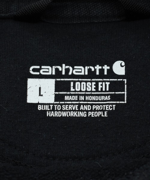 Carhartt(カーハート)の「【ヴィンテージ古着】Carhartt ロゴプリント プルオーバーパーカー(パーカー・メンズ・ブラック・LARGE)」の14枚目の写真