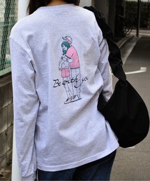 【MODISH GAZE】カップルイラストロンT Be with you