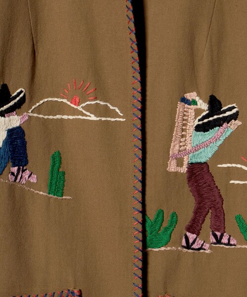 dahl’ia【エンブロイダリー ジャケット】 dahl'ia＞ エンブロイダリ― シャツジャケット（その他アウター