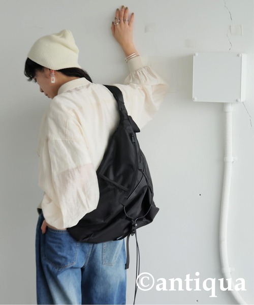 antiqua（アンティカ）の「ドロップバックパック（バックパック/リュック・レディース・ブラック・FREE）」の20枚目の写真