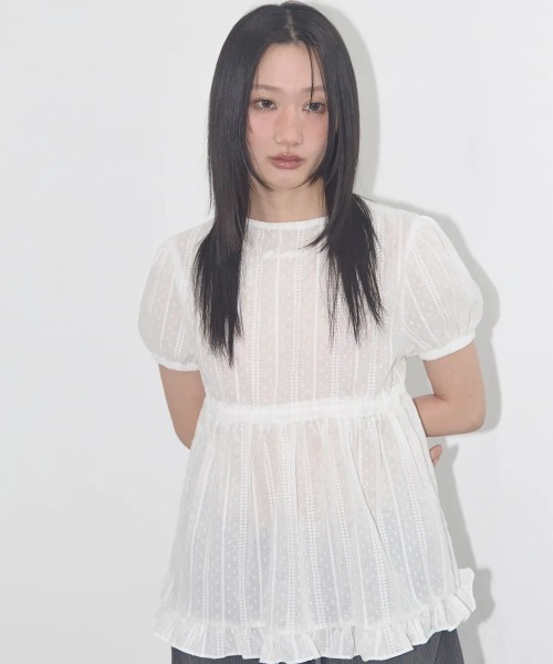 A'GEM/9 × .kom 『 FANCY CLUB/ファンシークラブ』 SHIRRING