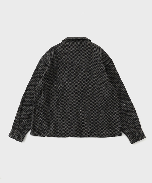 SEEALL シーオール セール】【SEEALL / シーオール】OPEN COLLAR SHIRTS MIX SAU53