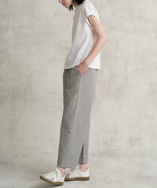DANTON(ダントン)の「WOMEN'S COTTON LINEN WEATHER EASY PANTS(その他パンツ・レディース・ブラック/オリーブ/アイボリー/チャコール/ブラック系その他2/ブラック系その他・38/36)」の17枚目の写真