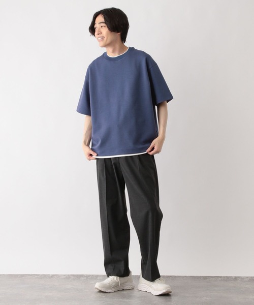 GLOBAL WORK(グローバルワーク)の「ライトクッションクール/レイヤー/半袖/288085(スウェット・メンズ・グリーン/ネイビー/チャコールグレー/グレー/グレイッシュベージュ/パープル/ブラック・XX-LARGE/MEDIUM/SMALL/X-LARGE/LARGE/3XL/X-SMALL)」の22枚目の写真