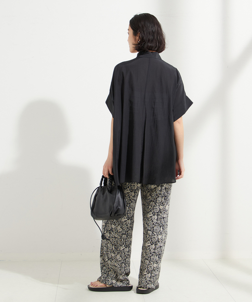 journal standard L'essage（ジャーナルスタンダードレサージュ）の「ライトローンドルマンシャツ（シャツ/ブラウス・レディース・ブルー系その他/アイボリー/ブラック/ブラウン・FREE）」の7枚目の写真