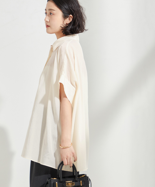 JOURNAL STANDARD L'ESSAGE ライトローンドルマンシャツ ライトローンドルマンシャツ（シャツ／ブラウス）｜JOURNAL