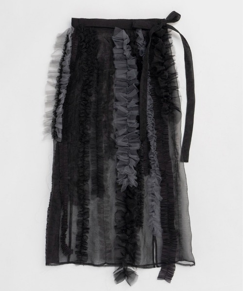 Sheer Ruffle Skirt/シアーフリルスカート【MAISON SPECIAL