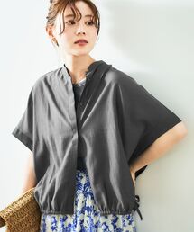 le.coeur blanc | シアー麻シャンブレードロストギャザーシャツ(シャツ/ブラウス)