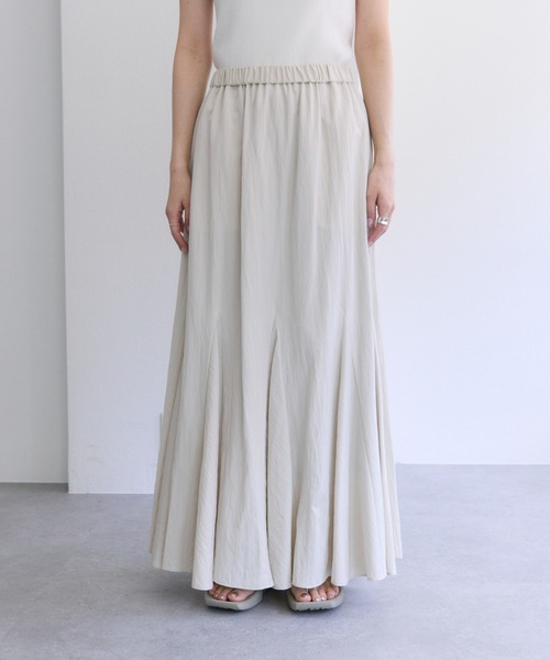 PUAL CE CIN（ピュアルセシン）の「レーヨンナイロンマチ付きスカート（スカート・レディース・ベージュ/ブラック/ライトベージュ・FREE）」の21枚目の写真