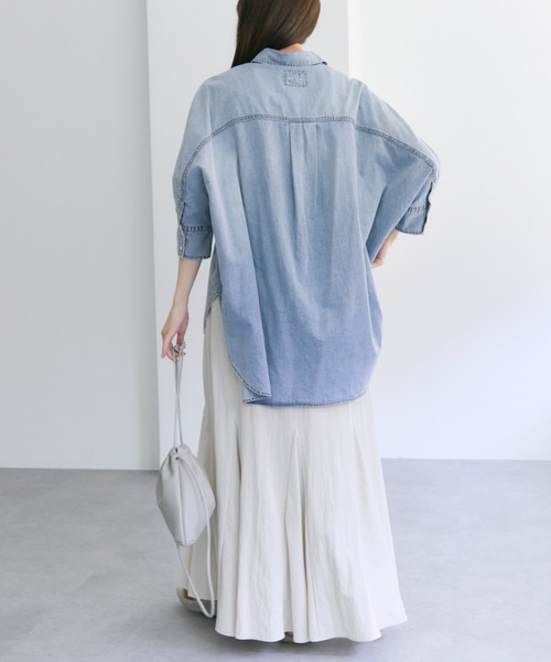 PUAL CE CIN（ピュアルセシン）の「レーヨンナイロンマチ付きスカート（スカート・レディース・ベージュ/ブラック/ライトベージュ・FREE）」の9枚目の写真