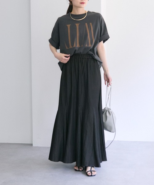 PUAL CE CIN（ピュアルセシン）の「レーヨンナイロンマチ付きスカート（スカート・レディース・ベージュ/ブラック/ライトベージュ・FREE）」の18枚目の写真