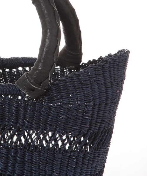 studio CLIP（スタディオクリップ）の「【daily CLIP】レース編みボルガバッグ（かごバッグ・レディース・ナチュラル/ブラック・FREE）」の7枚目の写真