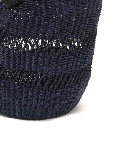 studio CLIP（スタディオクリップ）の「【daily CLIP】レース編みボルガバッグ（かごバッグ・レディース・ナチュラル/ブラック・FREE）」の8枚目の写真
