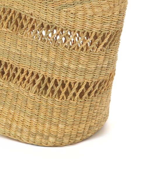 studio CLIP（スタディオクリップ）の「【daily CLIP】レース編みボルガバッグ（かごバッグ・レディース・ナチュラル/ブラック・FREE）」の11枚目の写真