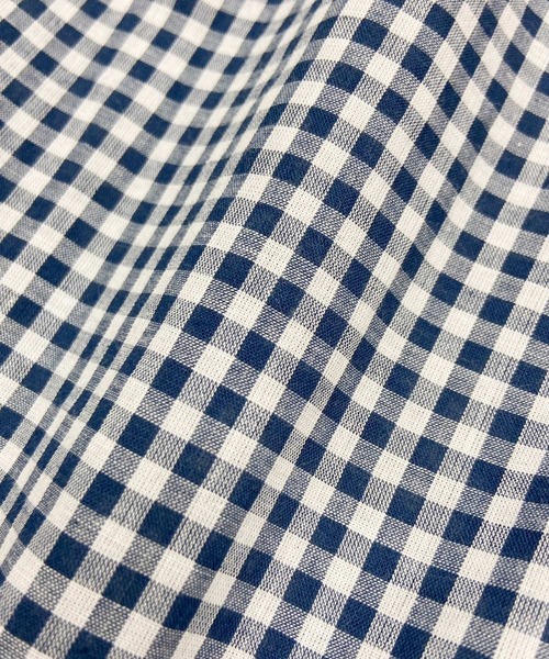 Fizz（フィズ）の「【Fizz/フィズ】　ギンガムチェックバックギャザーブラウス（シャツ/ブラウス・レディース・ホワイト×ネイビー/ホワイト×ブラック・M）」の8枚目の写真