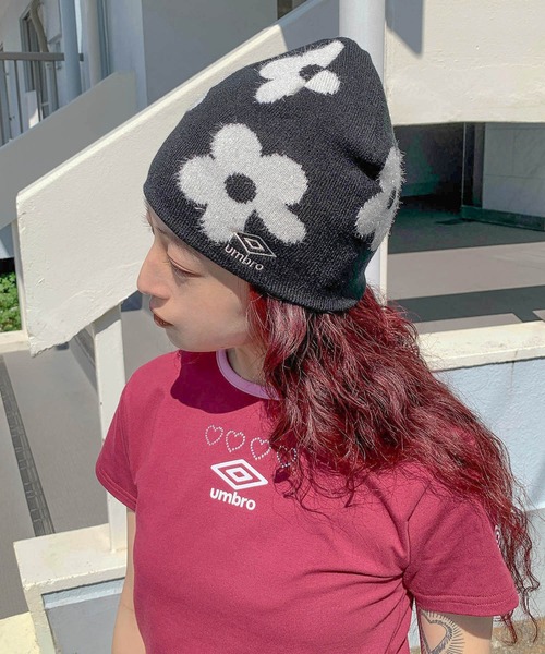 Casselini（キャセリーニ）の「[UMBRO × Casselini] Summerフラワーワッチ（ニットキャップ/ビーニー・レディース・グレー/ブラック/ホワイト・FREE）」の8枚目の写真