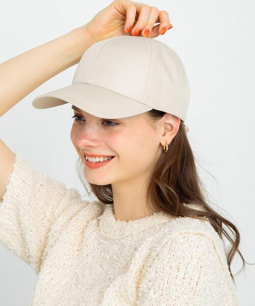 URBAN RESEARCH Sonny Label（アーバンリサーチサニーレーベル）の「UVCUTバックリボンキャップ（キャップ・レディース・ピンク/ライトベージュ/ブラック・ONE）」の9枚目の写真