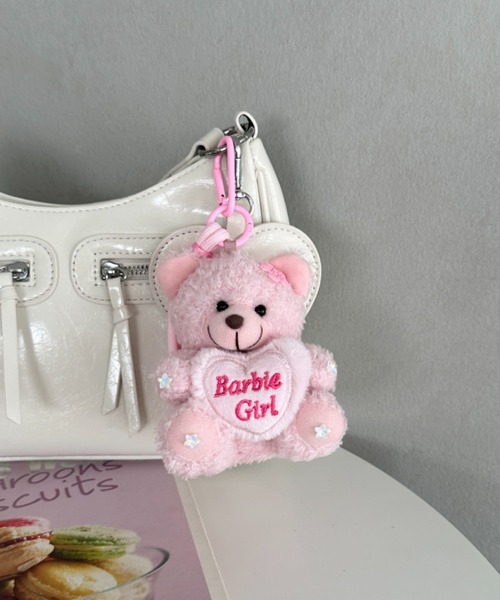 wears(ウェアーズ)の「ハート カラビナ付き ファー ドッグ ぬいキーホルダー ぬいぐるみチャーム バッグチャームマルチウェイ チャーム 犬(キーホルダー・レディース・ブラウン/ホワイト/その他1/その他2/その他3/その他5/その他8/その他10/その他6/その他4/その他7/その他9・FREE)」の5枚目の写真