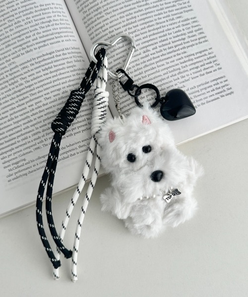 wears(ウェアーズ)の「ハート カラビナ付き ファー ドッグ ぬいキーホルダー ぬいぐるみチャーム バッグチャームマルチウェイ チャーム 犬(キーホルダー・レディース・ブラウン/ホワイト/その他1/その他2/その他3/その他5/その他8/その他10/その他6/その他4/その他7/その他9・FREE)」の13枚目の写真