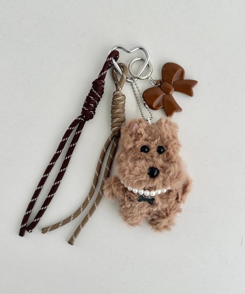 wears(ウェアーズ)の「ハート カラビナ付き ファー ドッグ ぬいキーホルダー ぬいぐるみチャーム バッグチャームマルチウェイ チャーム 犬(キーホルダー・レディース・ブラウン/ホワイト/その他1/その他2/その他3/その他5/その他8/その他10/その他6/その他4/その他7/その他9・FREE)」の22枚目の写真
