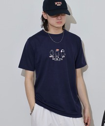 フロントプリントTシャツ UVカット COOL＆DRY