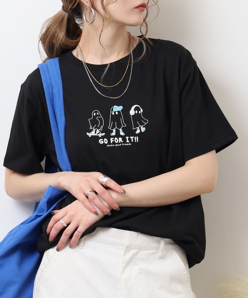 FUNALIVE(ファンアライブ)の「フロントプリントTシャツ UVカット COOL&DRY(Tシャツ/カットソー・メンズ・ホワイト系その他/ピンク/ライトグリーン/ライトブラック/サーモンピンク/ホワイト系その他3/ブラック系その他4/ホワイト/ミント/ネイビー/イエロー/インディゴブルー/ライトベージュ/ブラック/サックスブルー/ホワイト系その他2/ホワイト系その他4/ブラック系その他3/ライトイエロー/スミクロ/グレイッシュベージュ/ホワイト系その他5/ブラック系その他2/グレイッシュブルー・M/L/LL)」の8枚目の写真