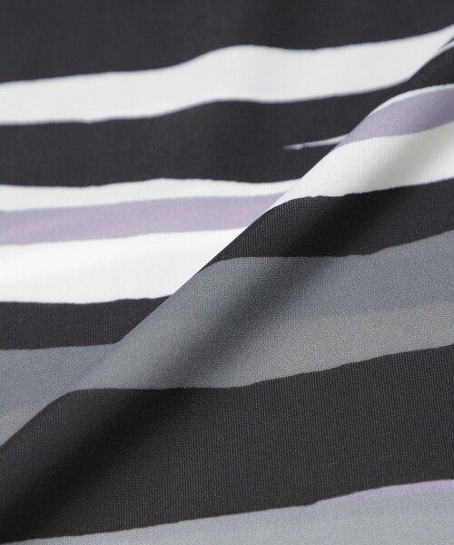 EVEX by KRIZIA（エヴェックスバイクリツィア）の「【カタログ掲載品】【接触冷感】【UV対策】【ウォッシャブル】コンチェロアニマルボーダーワンピース（ワンピース・レディース・グリーン系その他4/ブラック・40）」の10枚目の写真