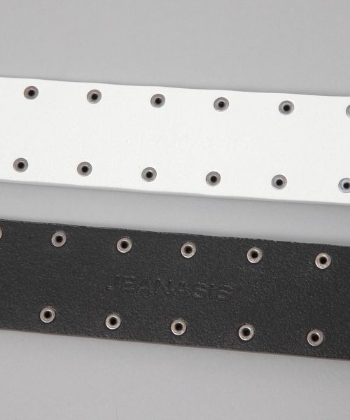JEANASIS（ジーナシス）の「ラインスタッズベルト/325143（ベルト・レディース・ホワイト/ブラック・FREE）」の6枚目の写真