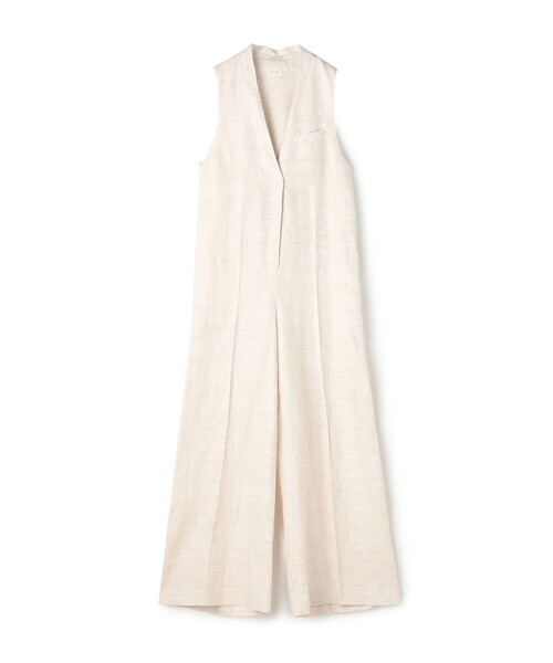 DES PRES デプレ ブライトツイード アシンメトリーオールインワン36