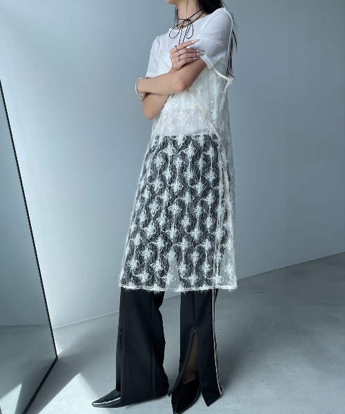 AIC.（エーアイシー）の「2WAYサイドライントラックパンツ（その他パンツ・レディース・ブラック/バーガンディー・FREE）」の22枚目の写真