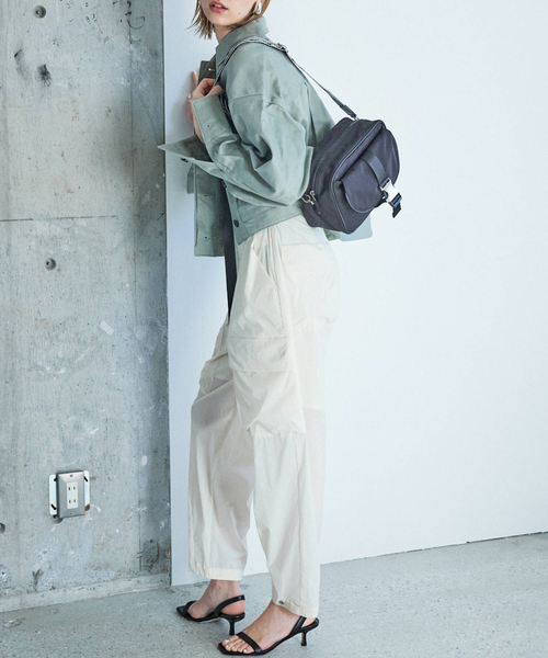 LOWELL things（ロウェル　シングス）の「ABILITY/ナイロンボディバッグ/男女兼用（ボディバッグ/ウエストポーチ・レディース・ブラック/カーキ・フリー）」の8枚目の写真