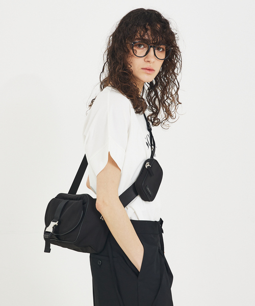 LOWELL things（ロウェル　シングス）の「ABILITY/ナイロンボディバッグ/男女兼用（ボディバッグ/ウエストポーチ・レディース・ブラック/カーキ・フリー）」の10枚目の写真