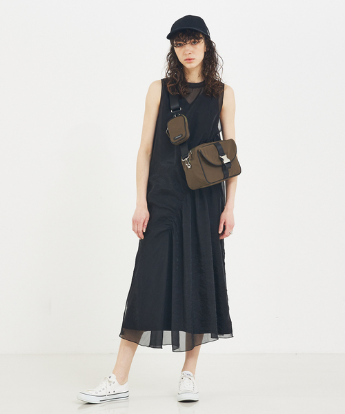 LOWELL things（ロウェル　シングス）の「ABILITY/ナイロンボディバッグ/男女兼用（ボディバッグ/ウエストポーチ・レディース・ブラック/カーキ・フリー）」の13枚目の写真