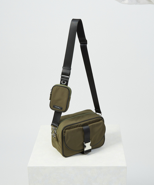 LOWELL things（ロウェル　シングス）の「ABILITY/ナイロンボディバッグ/男女兼用（ボディバッグ/ウエストポーチ・レディース・ブラック/カーキ・フリー）」の18枚目の写真