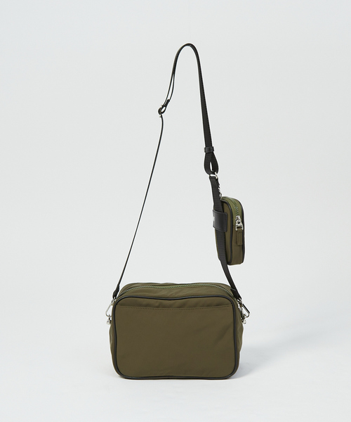 LOWELL things（ロウェル　シングス）の「ABILITY/ナイロンボディバッグ/男女兼用（ボディバッグ/ウエストポーチ・レディース・ブラック/カーキ・フリー）」の20枚目の写真