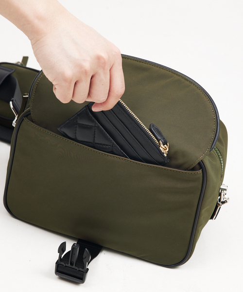 LOWELL things（ロウェル　シングス）の「ABILITY/ナイロンボディバッグ/男女兼用（ボディバッグ/ウエストポーチ・レディース・ブラック/カーキ・フリー）」の22枚目の写真