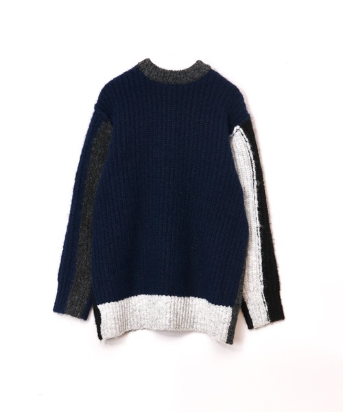 セール】2WAYカラーブロックプルニット（ニット/セーター）｜AULA AILA